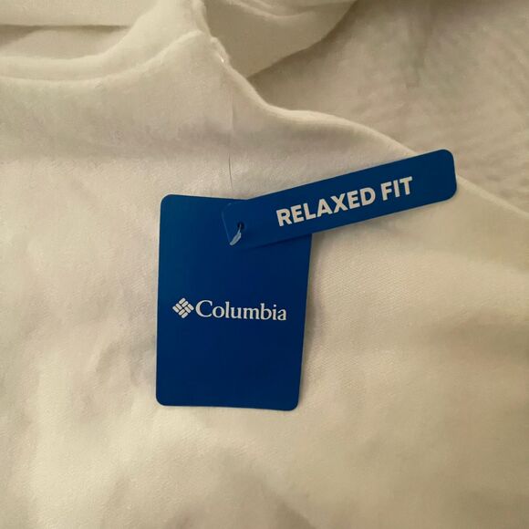 NWT Columbia Women's White Aldermore Crewneck Long Sleeves Sweatshirt Size M - Picture 4 of 11